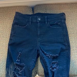 Black American eagle jeans